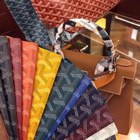 authentic goyard colors|goyard tote bag colors.